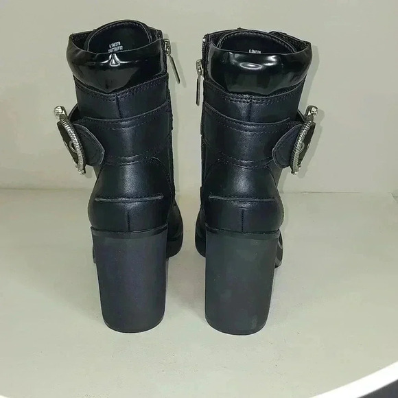 Karl Lagerfeld Dottie Lace-Up Boot in Black - Picture 4 of 5